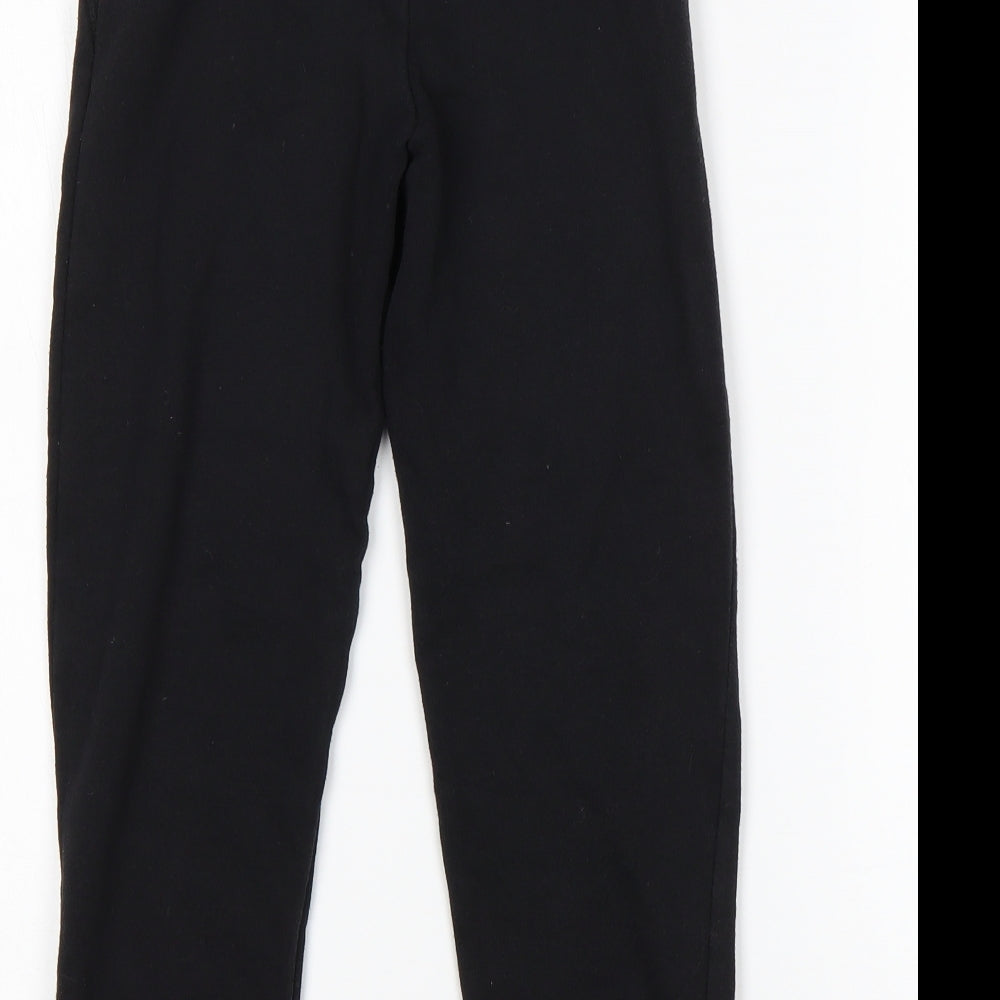 Primark Boys Black  Cotton Sweatpants Trousers Size 7-8 Years  Regular