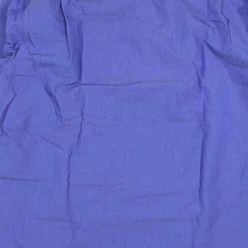 John Miller  Mens Blue  Cotton  Button-Up Size 41 Collared