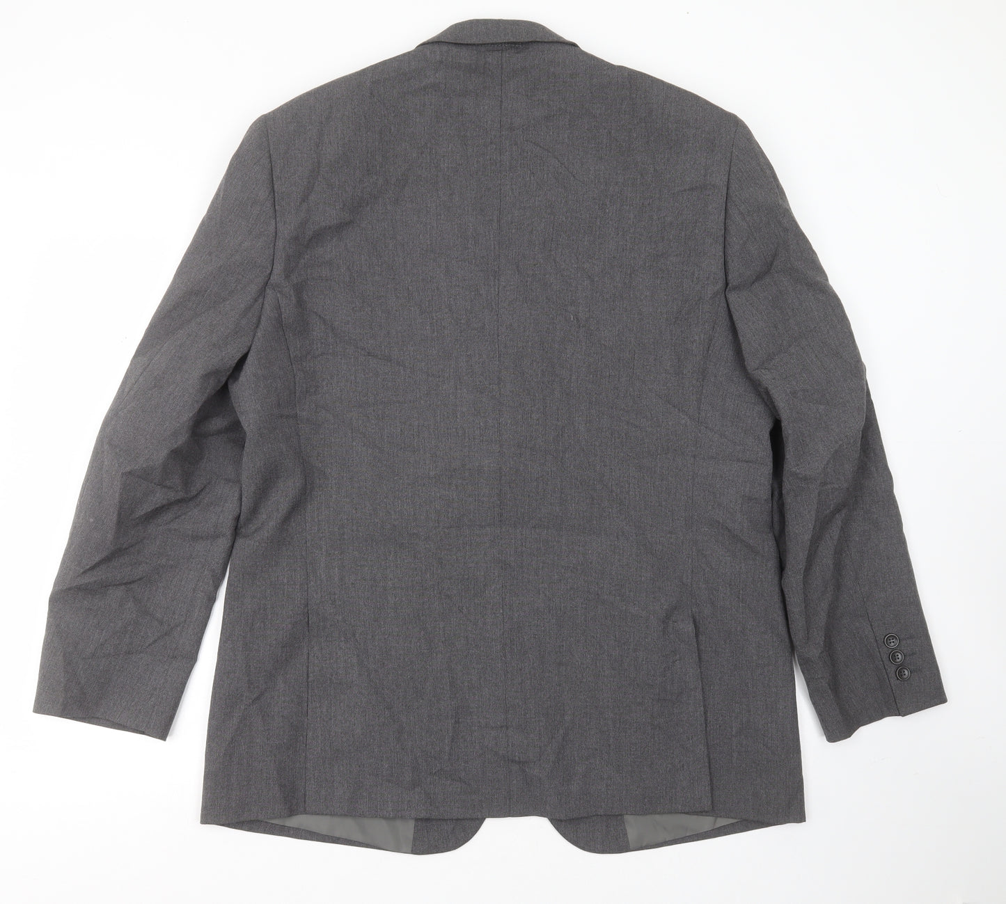 JACK REID Mens Grey  Polyester Jacket Suit Jacket Size 44
