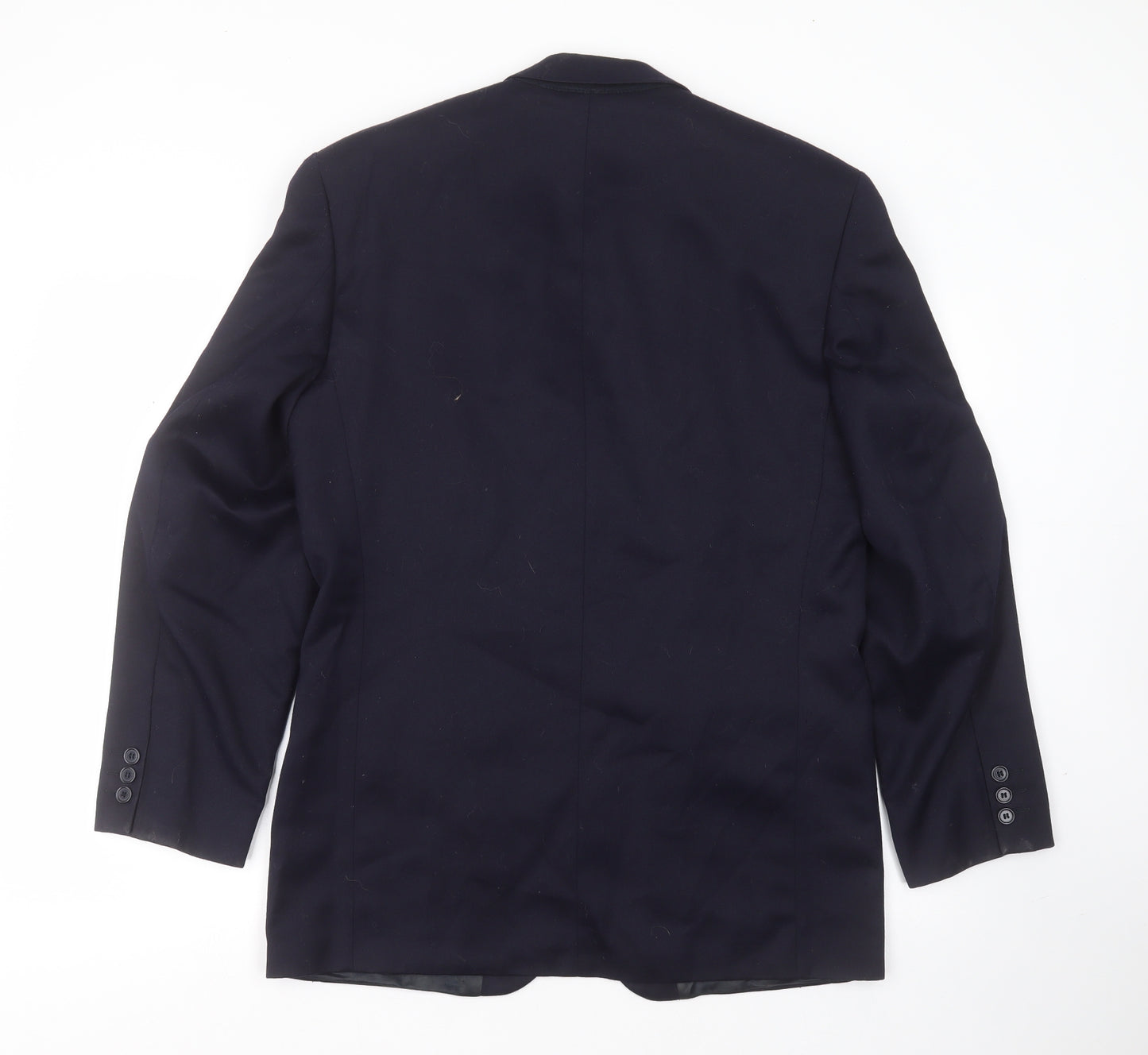 BURTONS Mens Blue  Polyester Jacket Suit Jacket Size 38