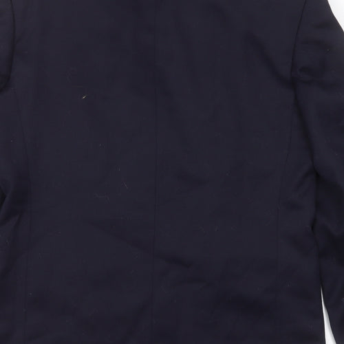 BURTONS Mens Blue  Polyester Jacket Suit Jacket Size 38