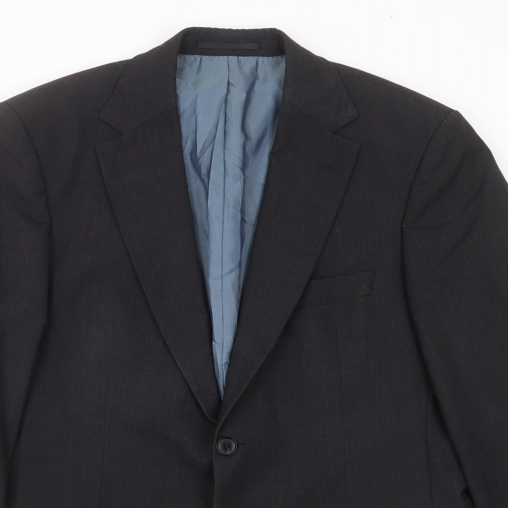 Boss Mens Grey  Wool Jacket Suit Jacket Size 42