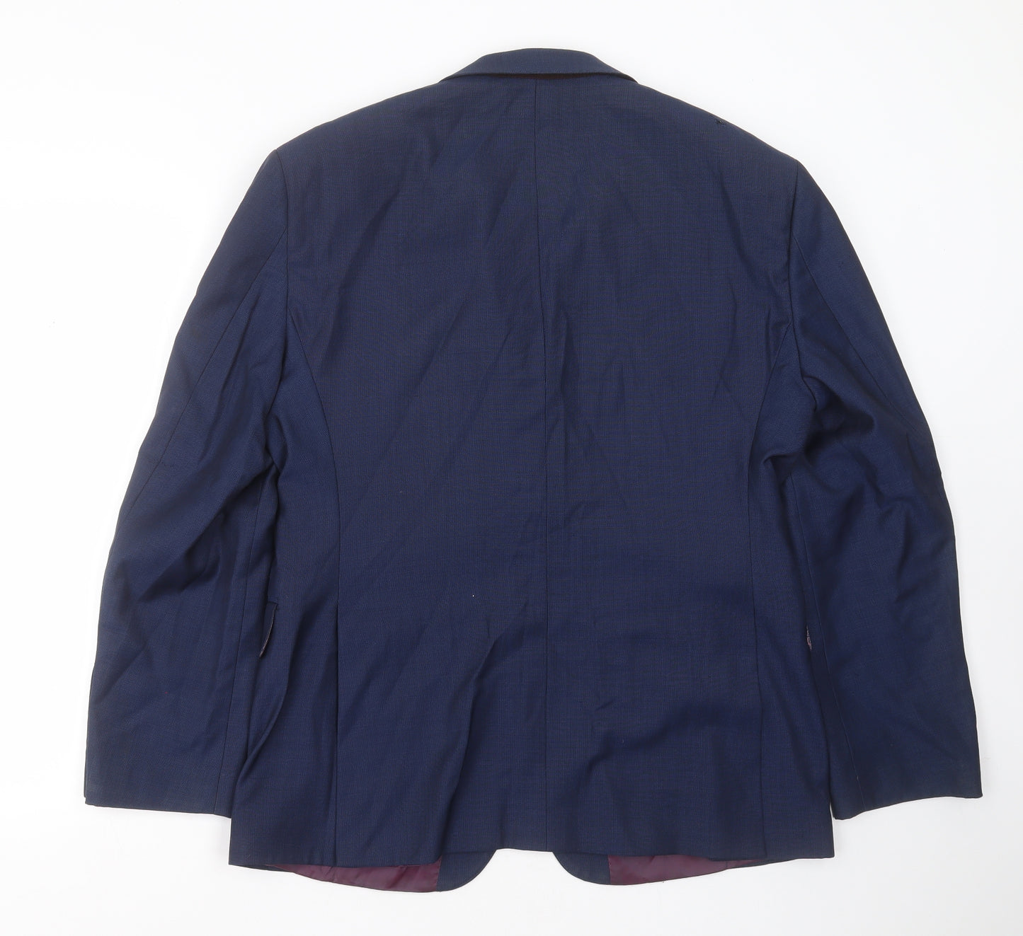 TM Lewin   Mens Blue  Wool Jacket Suit Jacket Size 42
