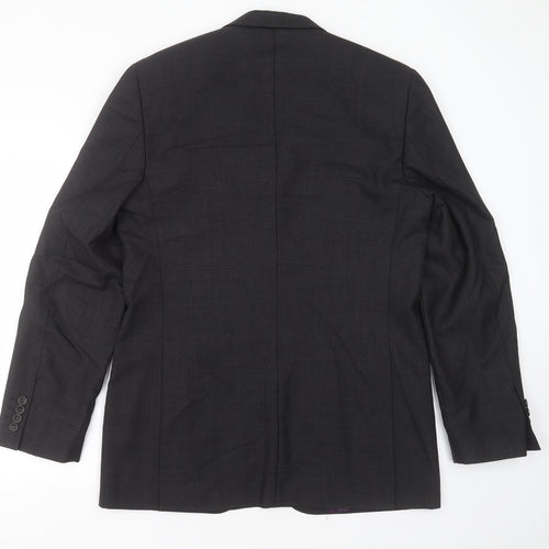 taylor & hodge Mens Grey  Wool Jacket Suit Jacket Size 42