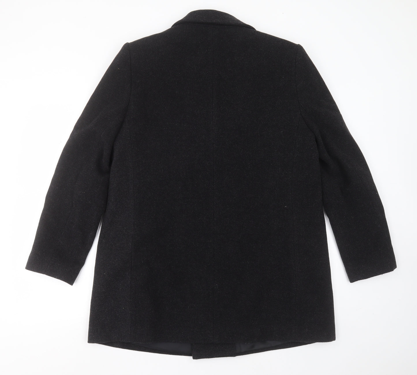 BHS Womens Grey   Jacket Coat Size 14  Button