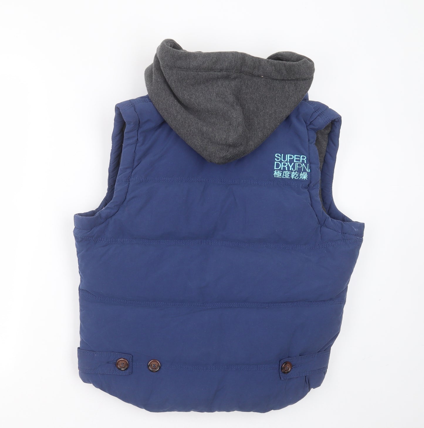 Superdry Womens Blue   Gilet Jacket Size M  Zip