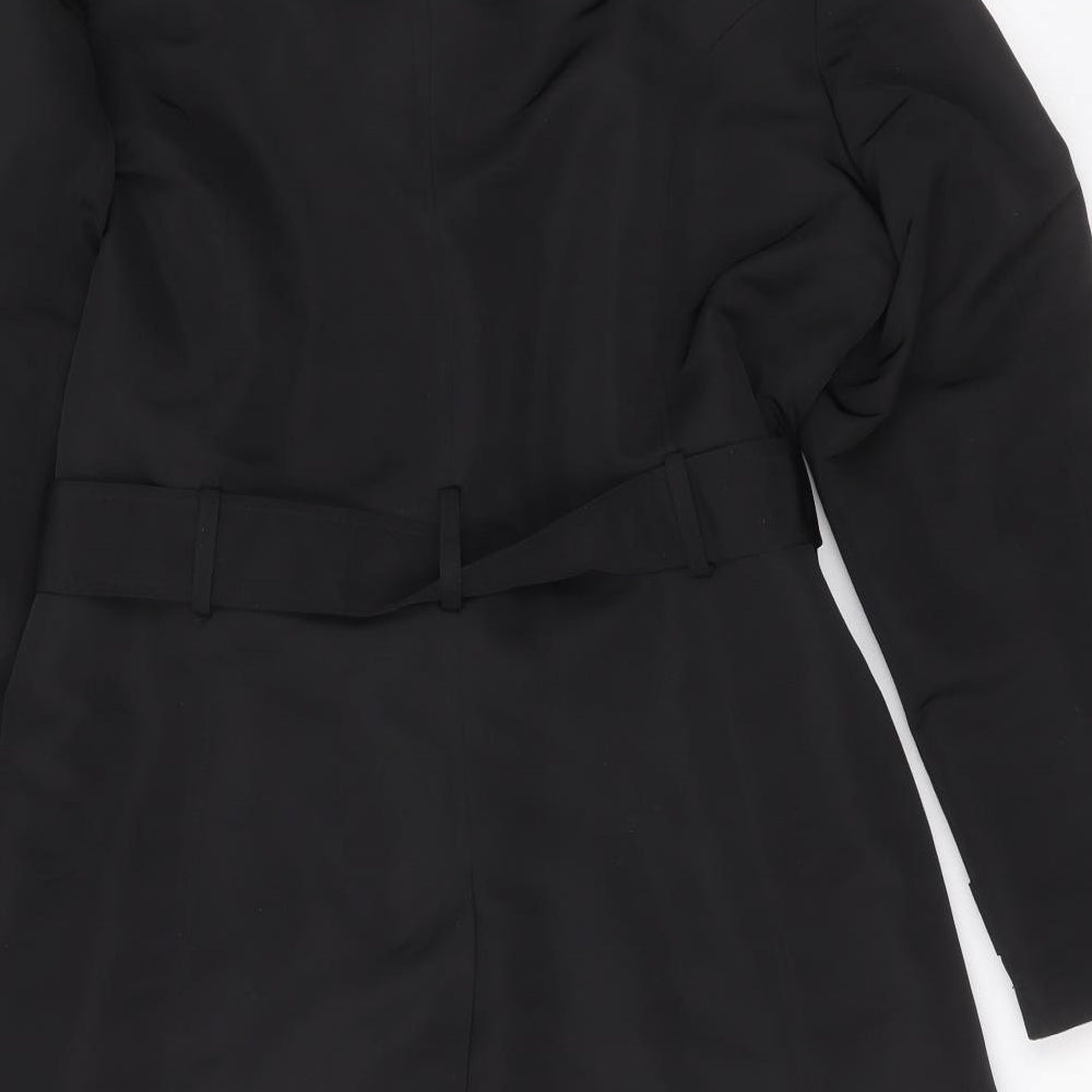 Marks and Spencer Womens Black   Jacket  Size 20  Button