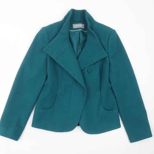 Sophie Gray Womens Green   Jacket Coat Size 10  Button