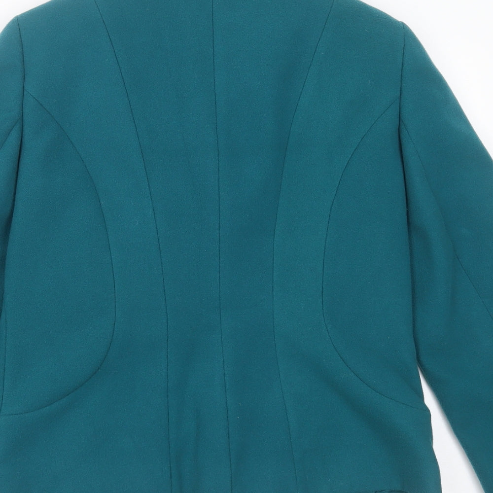 Sophie Gray Womens Green   Jacket Coat Size 10  Button
