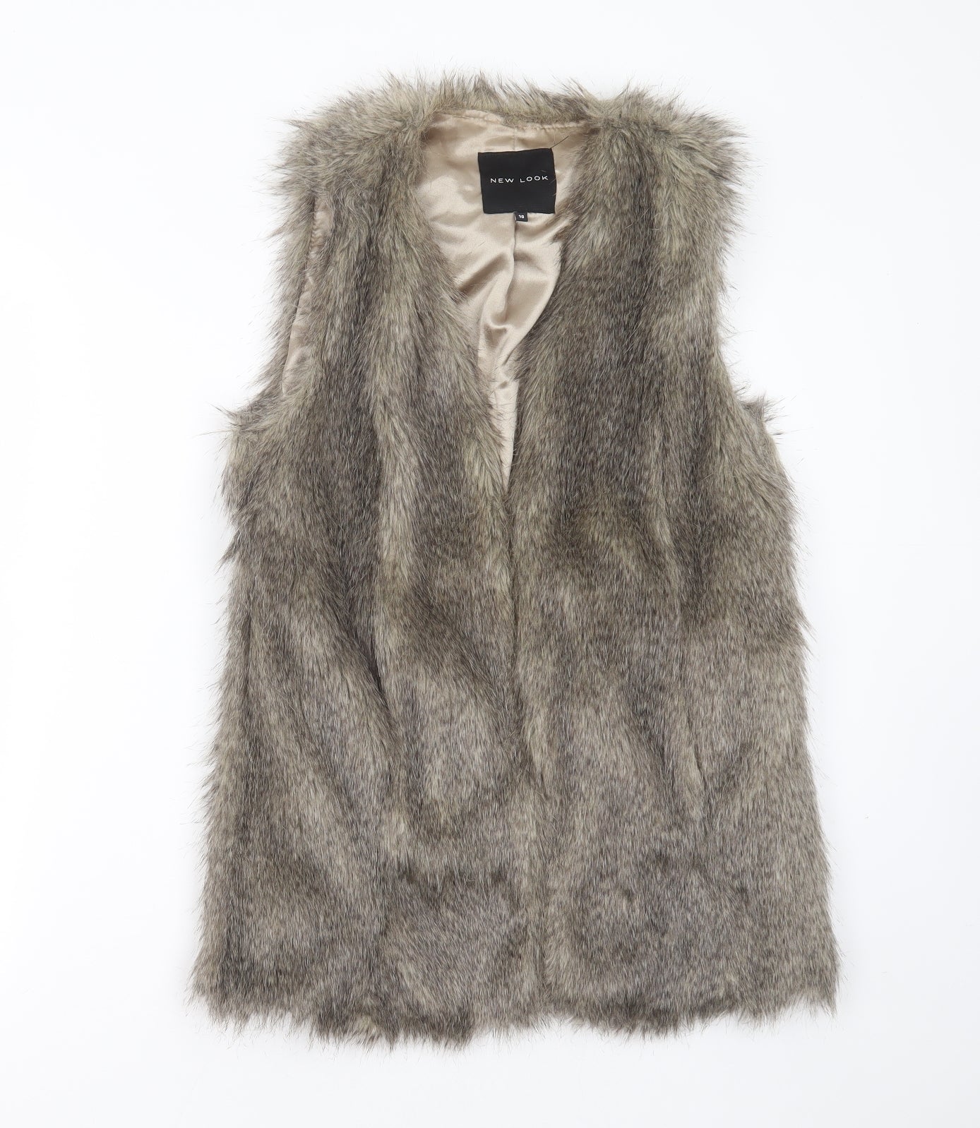 New Look Womens Grey   Gilet Jacket Size 10