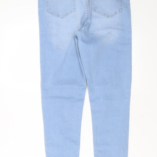 Bare Denim Womens Blue  Cotton Skinny Jeans Size 30 in L26 in Extra-Slim Zip