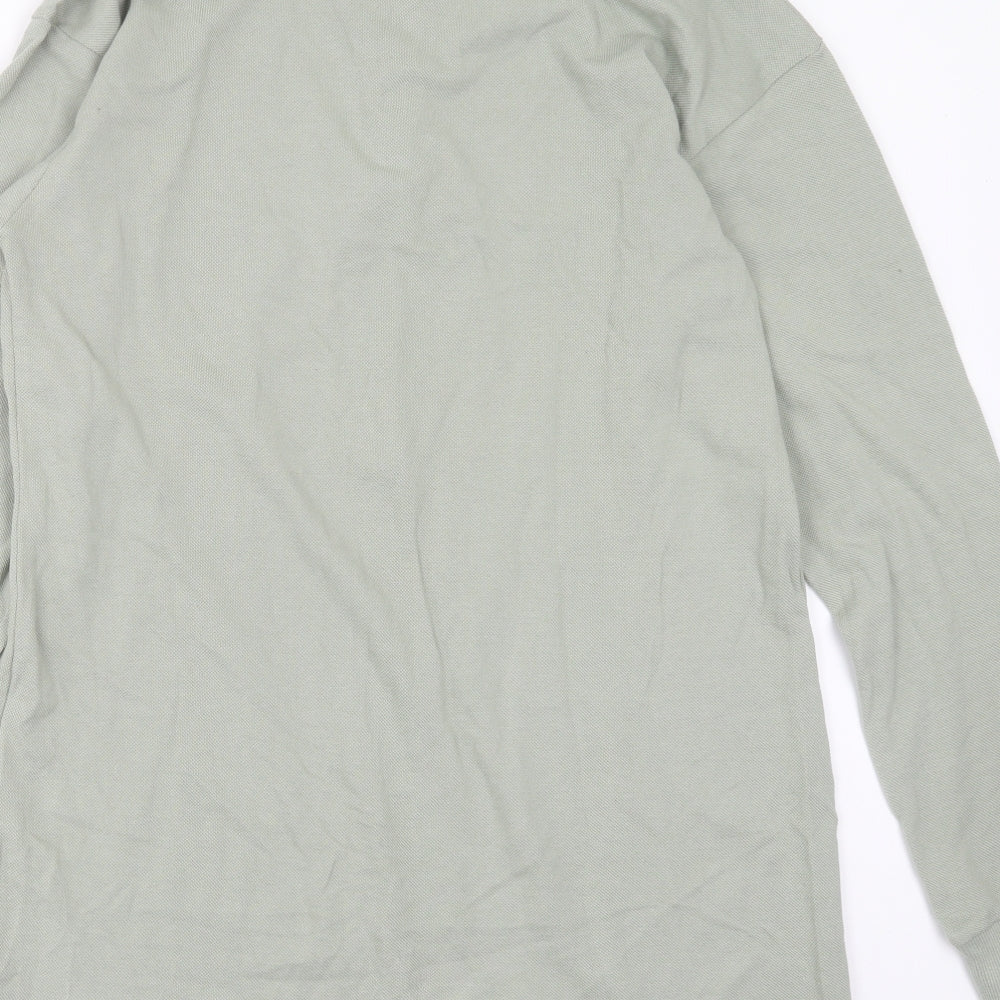 Threadbare Womens Green  Cotton Basic Polo Size 8 Collared