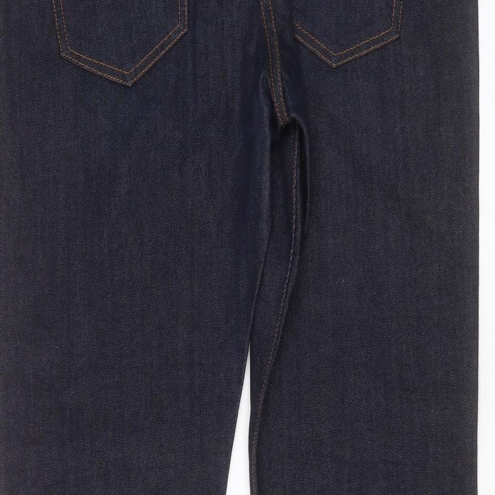 Very Mens Blue  Cotton Straight Jeans Size 36 in L29 in Regular Zip - short Leg