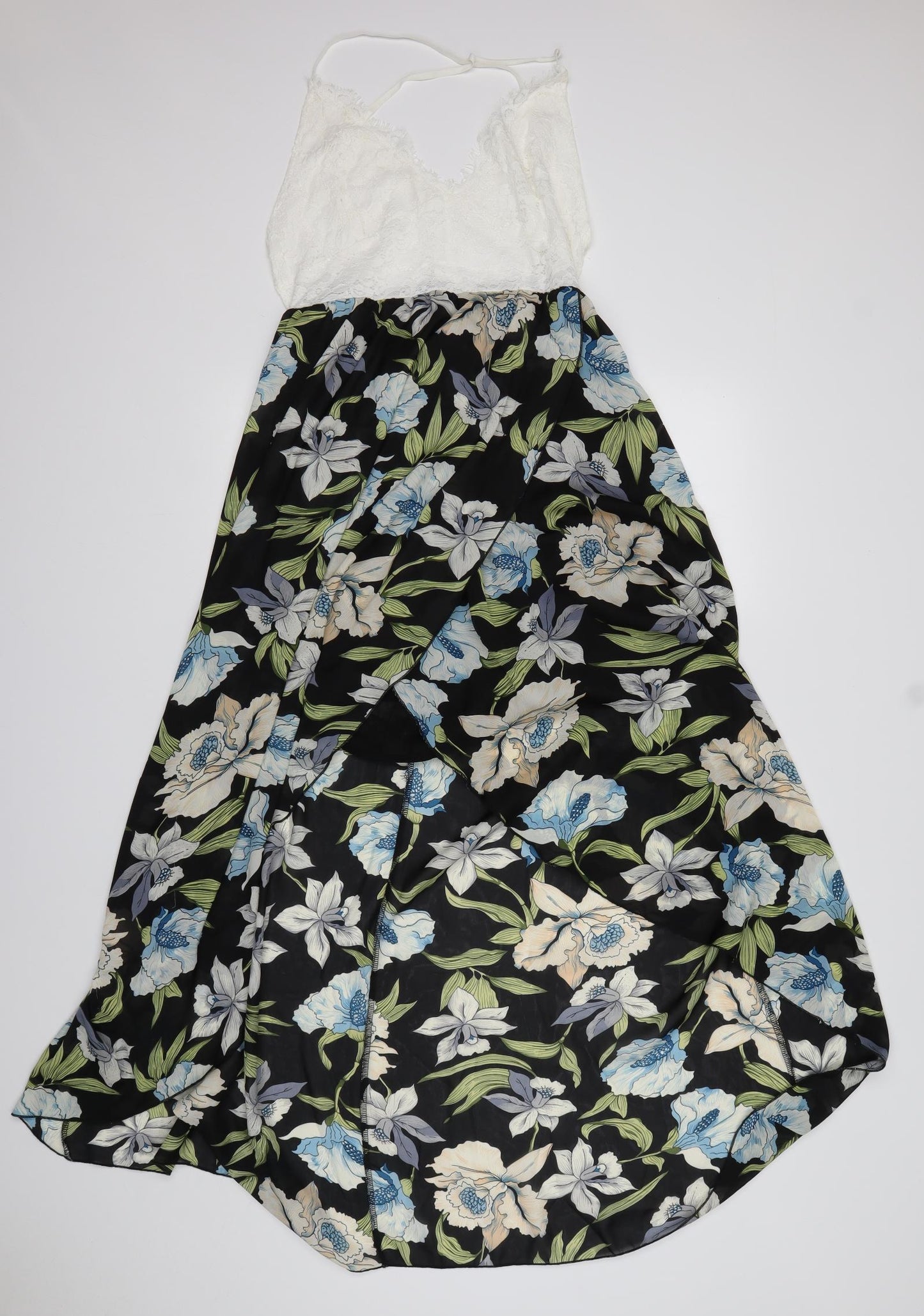 PatPat Womens Multicoloured Floral Cotton A-Line  Size M  V-Neck