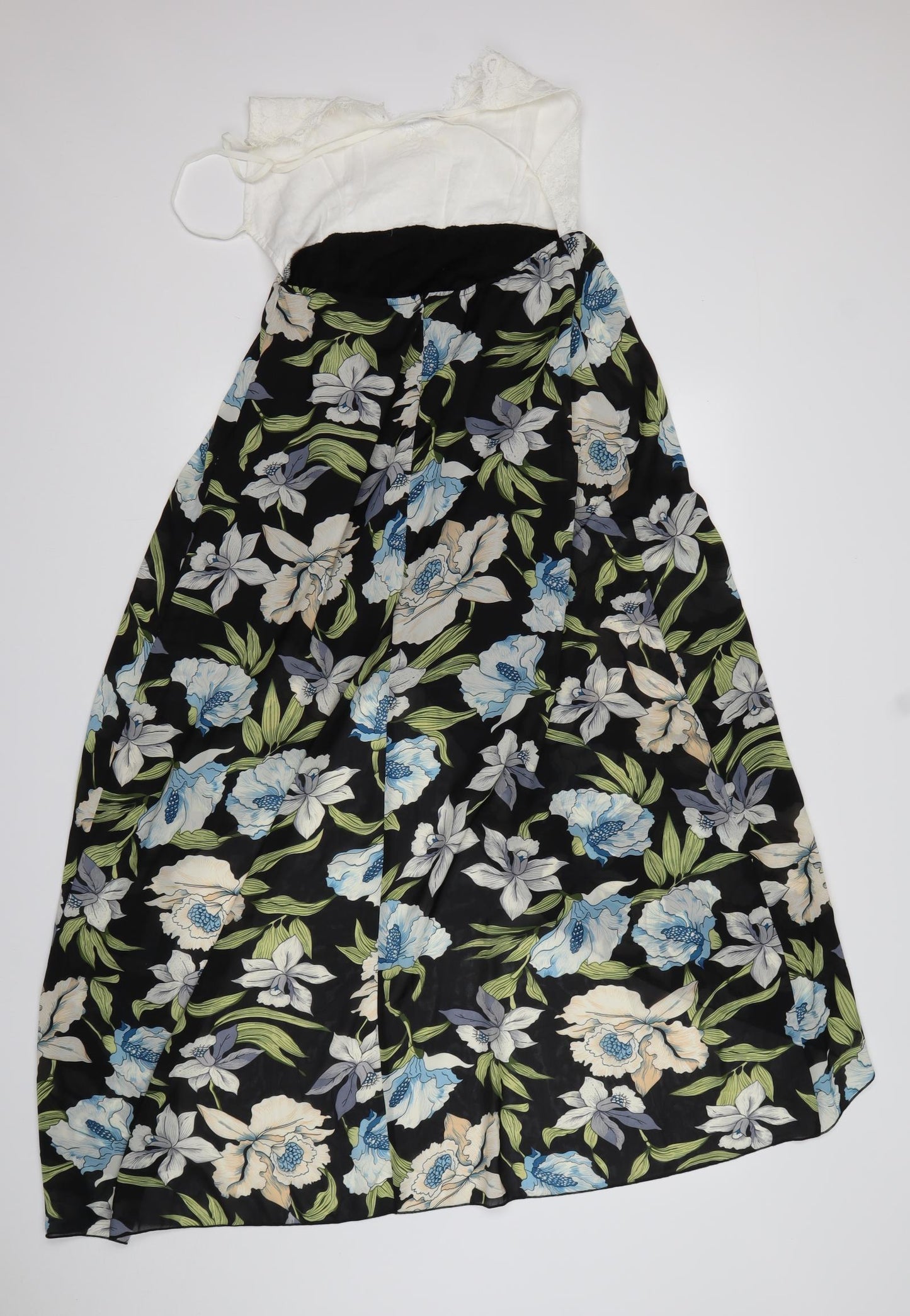 PatPat Womens Multicoloured Floral Cotton A-Line  Size M  V-Neck