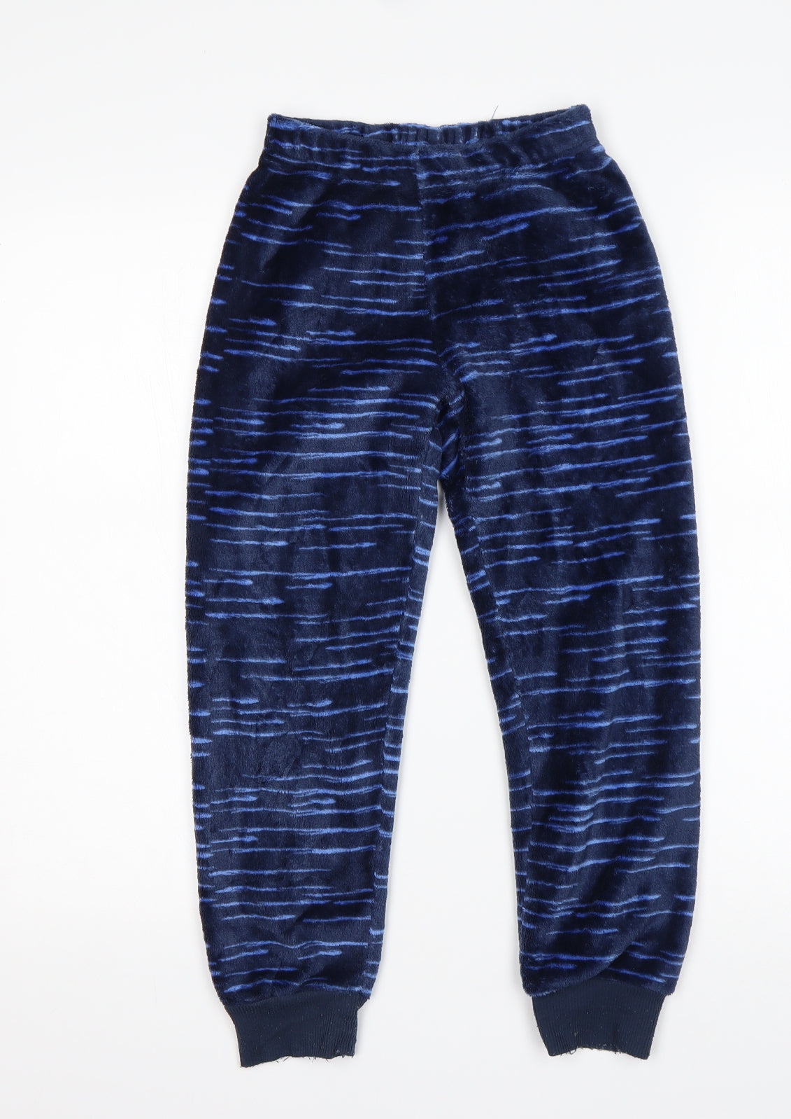 LILY&DAN Boys Blue Animal Print Polyester  Pyjama Pants Size 7-8 Years