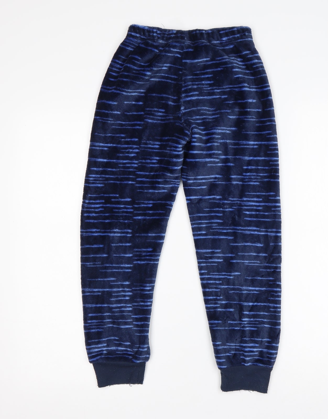 LILY&DAN Boys Blue Animal Print Polyester  Pyjama Pants Size 7-8 Years