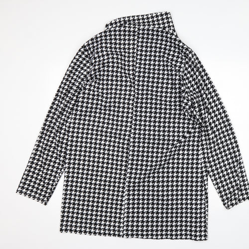 Shein  Womens Multicoloured Houndstooth  Jacket  Size XL