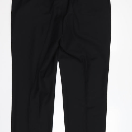 Burton Mens Black  Polyester Trousers  Size 42 L31 in Regular