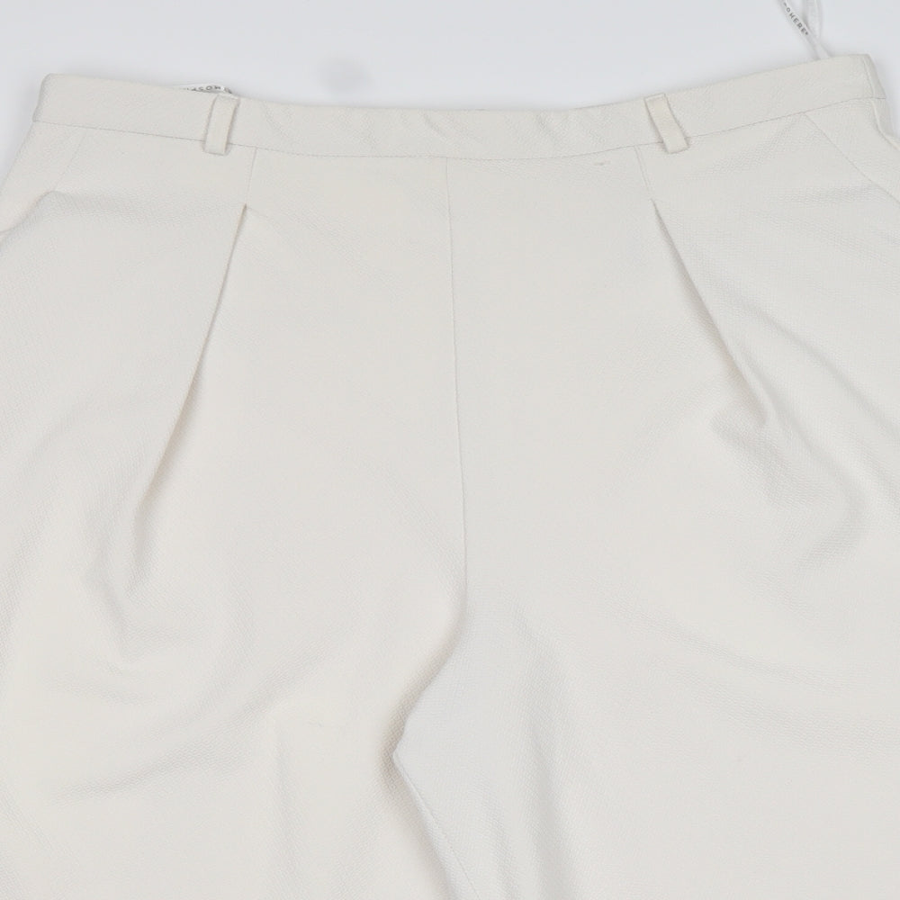 Atmosphere Womens White  Polyester Bermuda Shorts Size 16 L18 in Regular