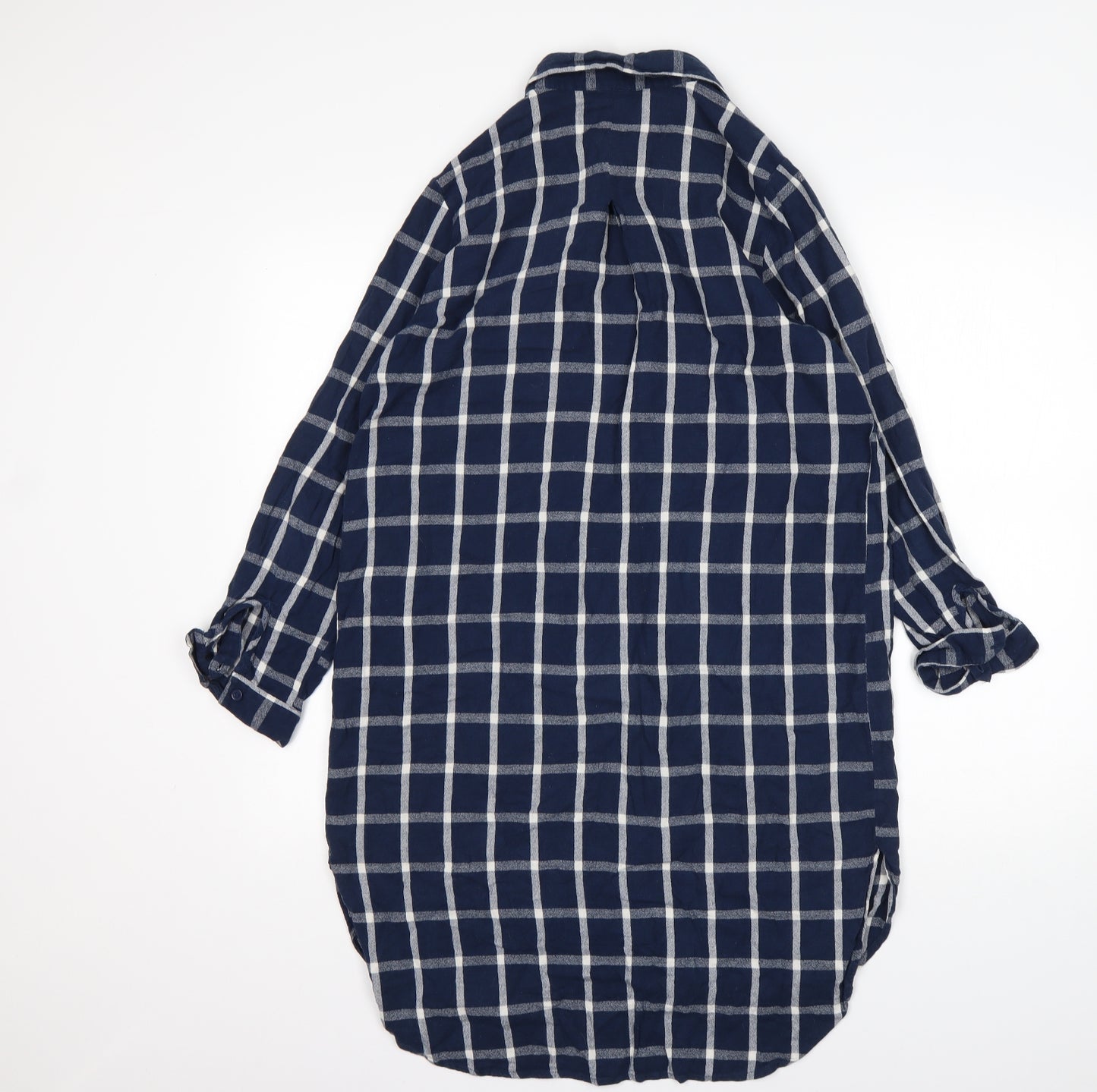 Atmosphere Womens Multicoloured Check Cotton Shirt Dress  Size 12  Collared