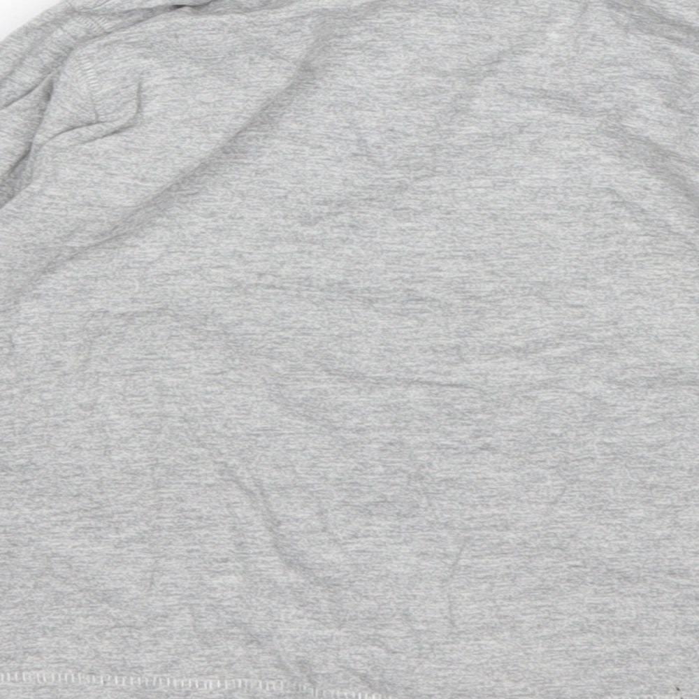 NEXT Boys Grey  Cotton Basic T-Shirt Size 12-18 Months Round Neck