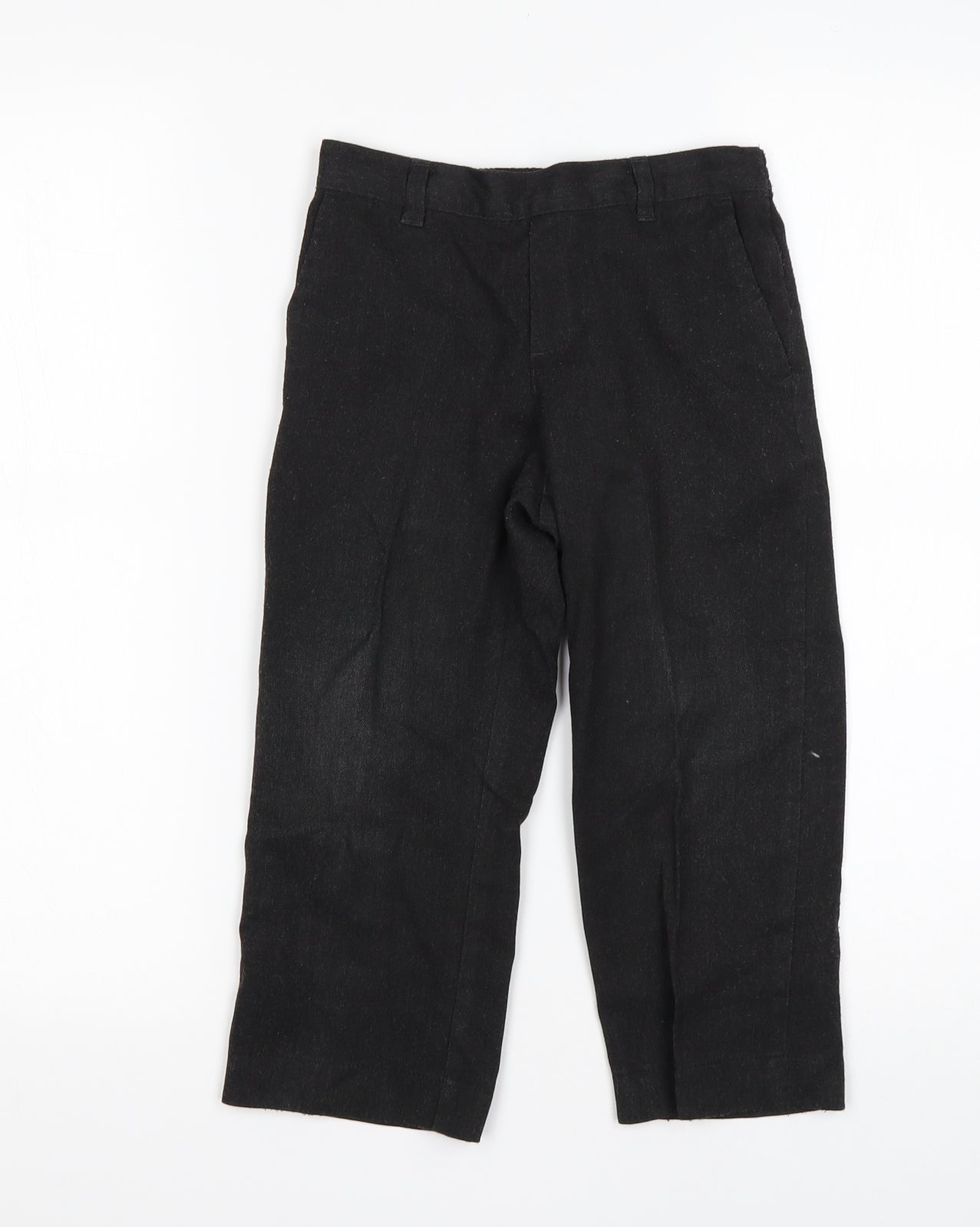 George Boys Grey  Polyester Dress Pants Trousers Size 6-7 Years  Regular