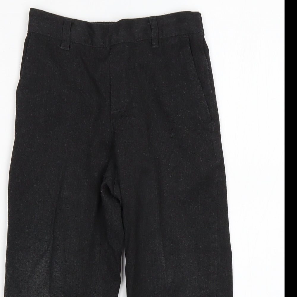 George Boys Grey  Polyester Dress Pants Trousers Size 6-7 Years  Regular