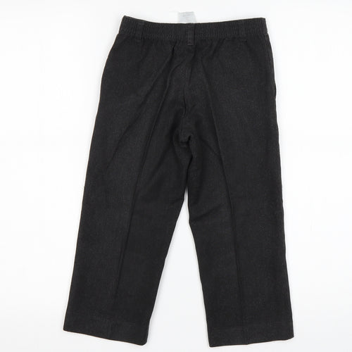 George Boys Grey  Polyester Dress Pants Trousers Size 6-7 Years  Regular