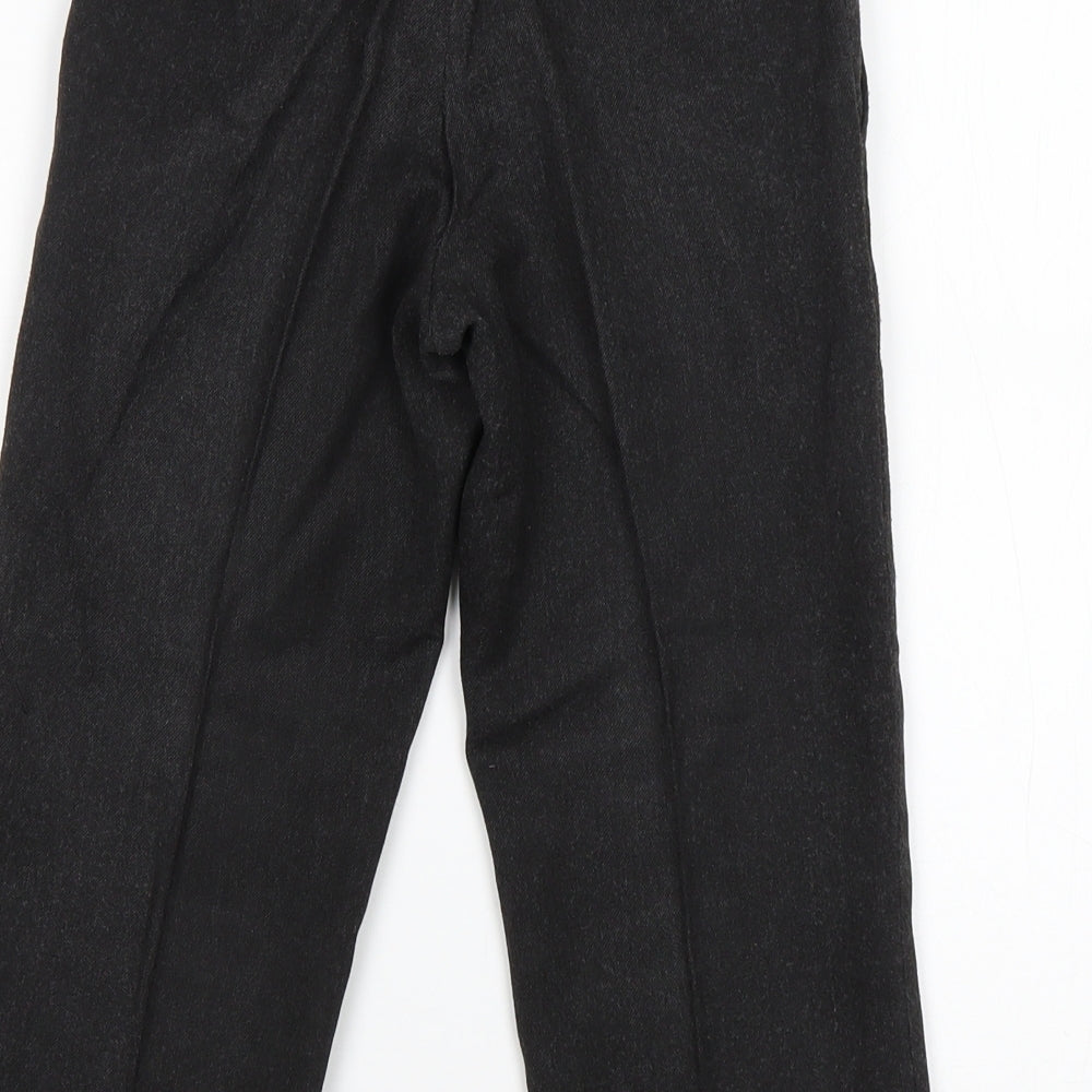 George Boys Grey  Polyester Dress Pants Trousers Size 6-7 Years  Regular