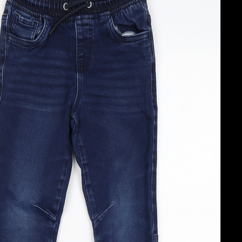 Primark Boys Blue  Cotton Skinny Jeans Size 6-7 Years  Regular