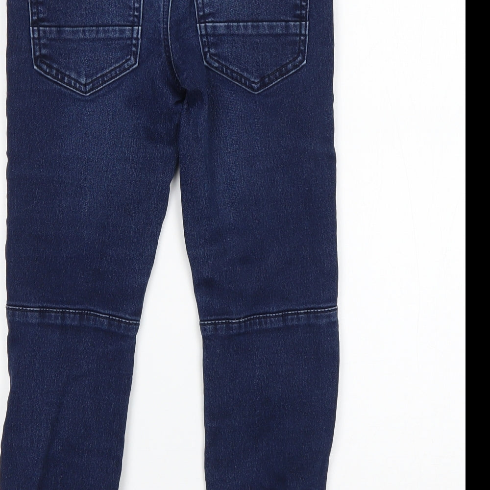 Primark Boys Blue  Cotton Skinny Jeans Size 6-7 Years  Regular