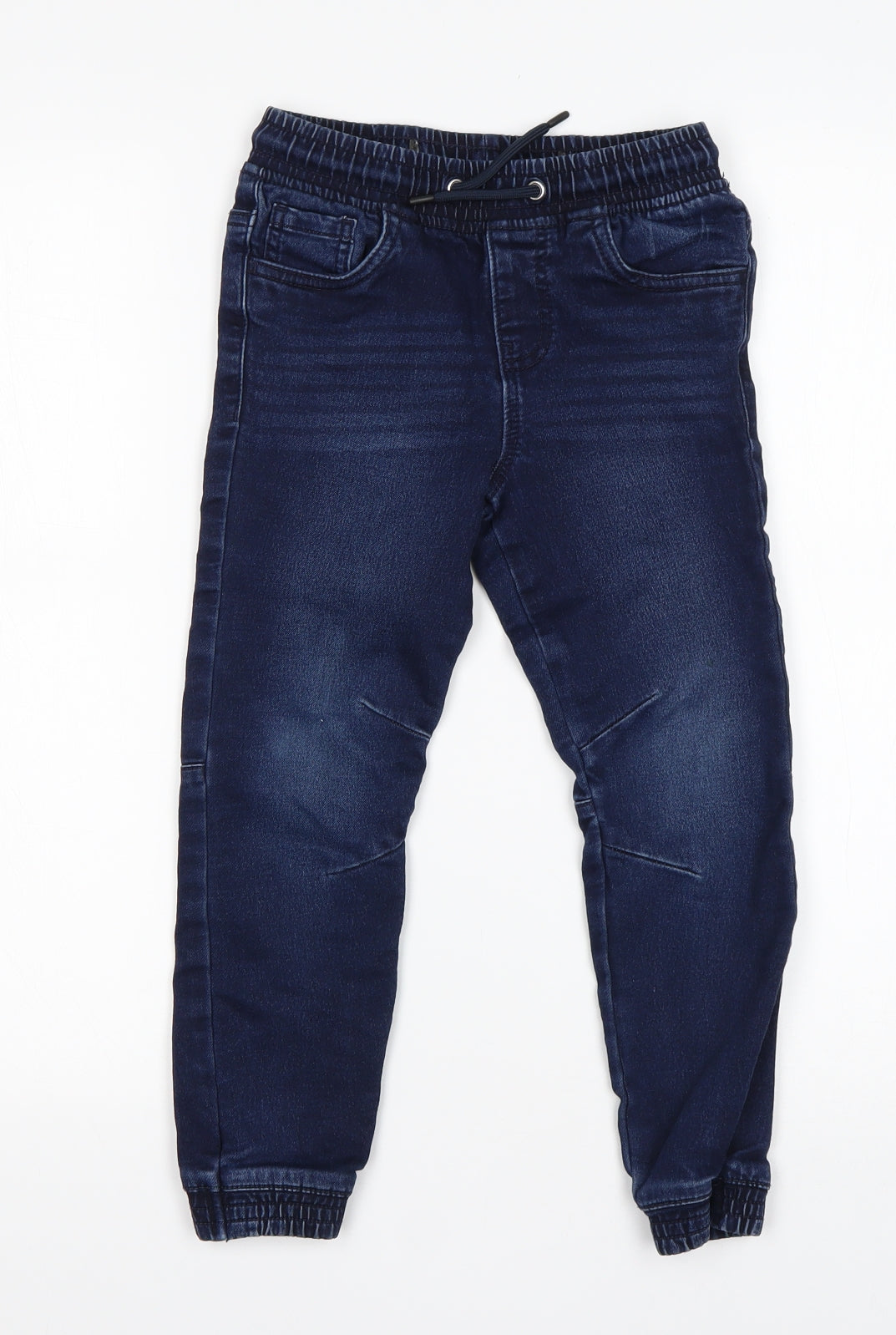 Primark Boys Blue  Cotton Skinny Jeans Size 5-6 Years  Regular