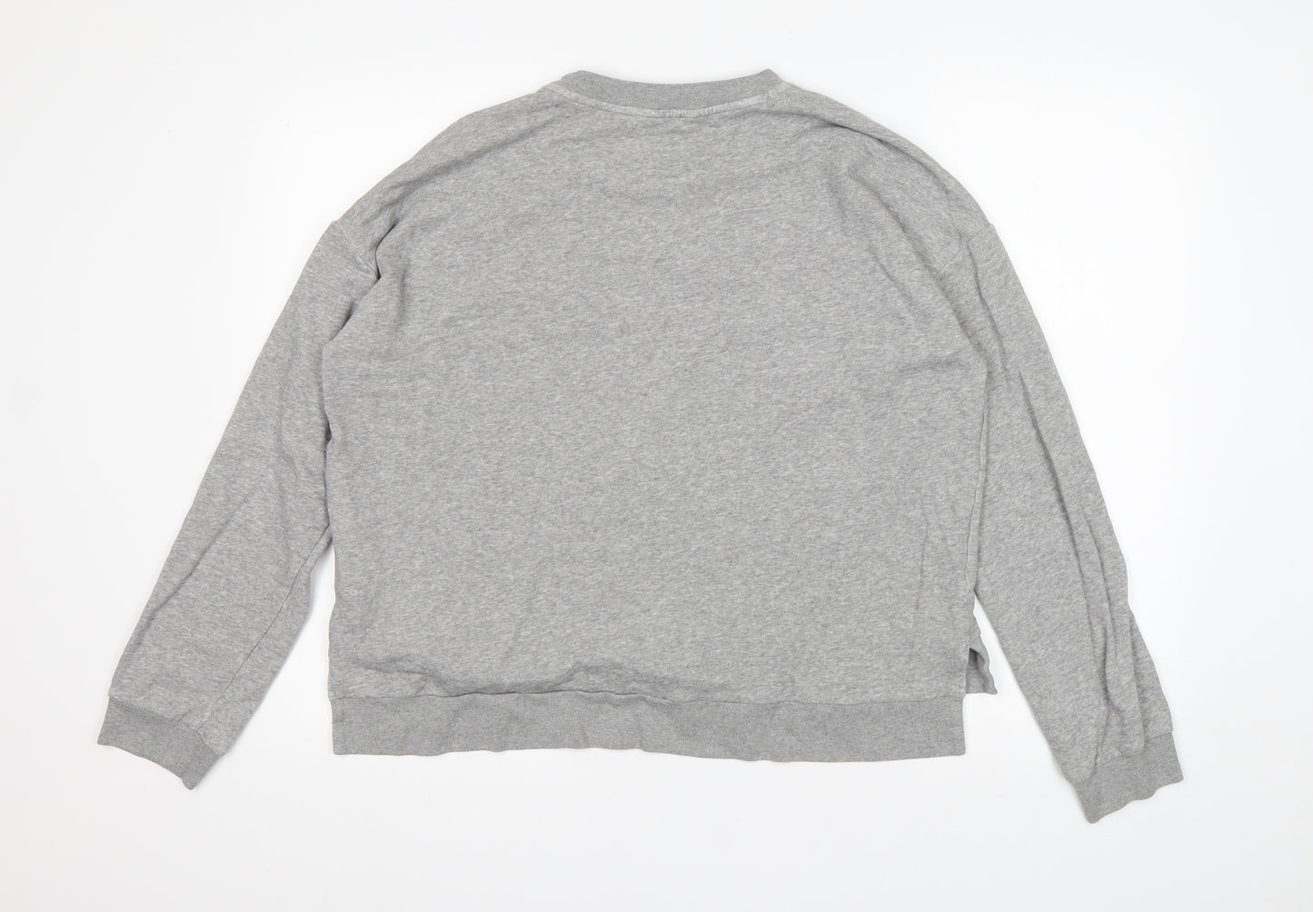 All Saints  Mens Grey  Cotton Pullover Sweatshirt Size XS