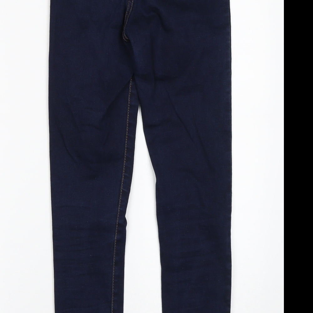 Denim Co Womens Blue  Cotton Skinny Jeans Size 8 L27 in Regular