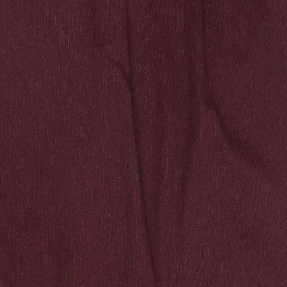 George Womens Purple  Polyester Capri Trousers Size 18 L26 in Regular Drawstring