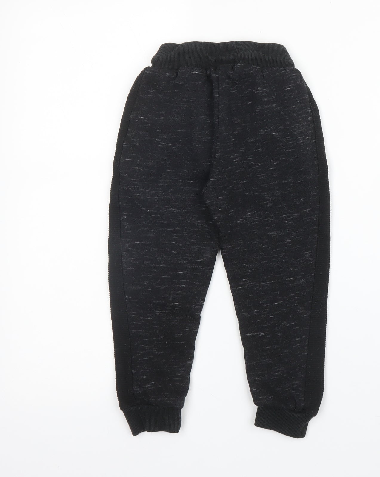 Primark Boys Black  Cotton Sweatpants Trousers Size 3-4 Years  Regular Drawstring