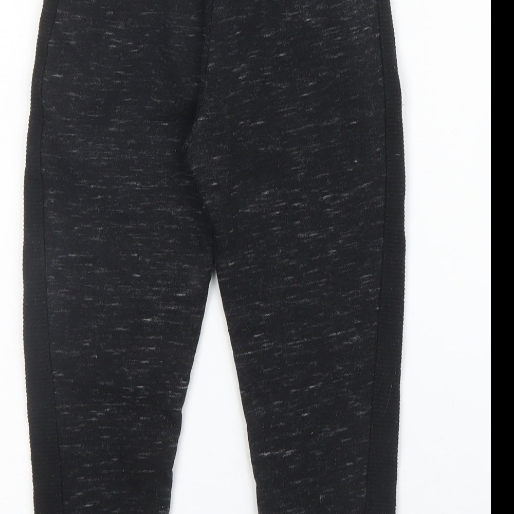 Primark Boys Black  Cotton Sweatpants Trousers Size 3-4 Years  Regular Drawstring