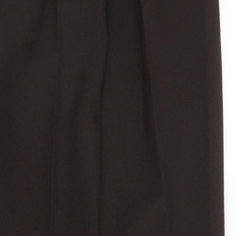 C&A Womens Brown  Polyester Trousers  Size 8 L28 in Regular