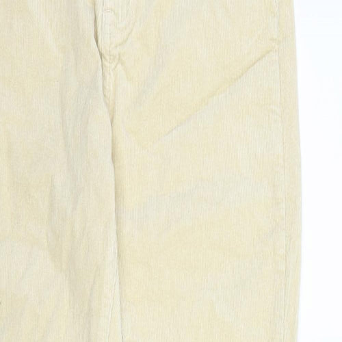 SheIn Womens Beige  Cotton Bootcut Jeans Size L L29 in Regular Zip