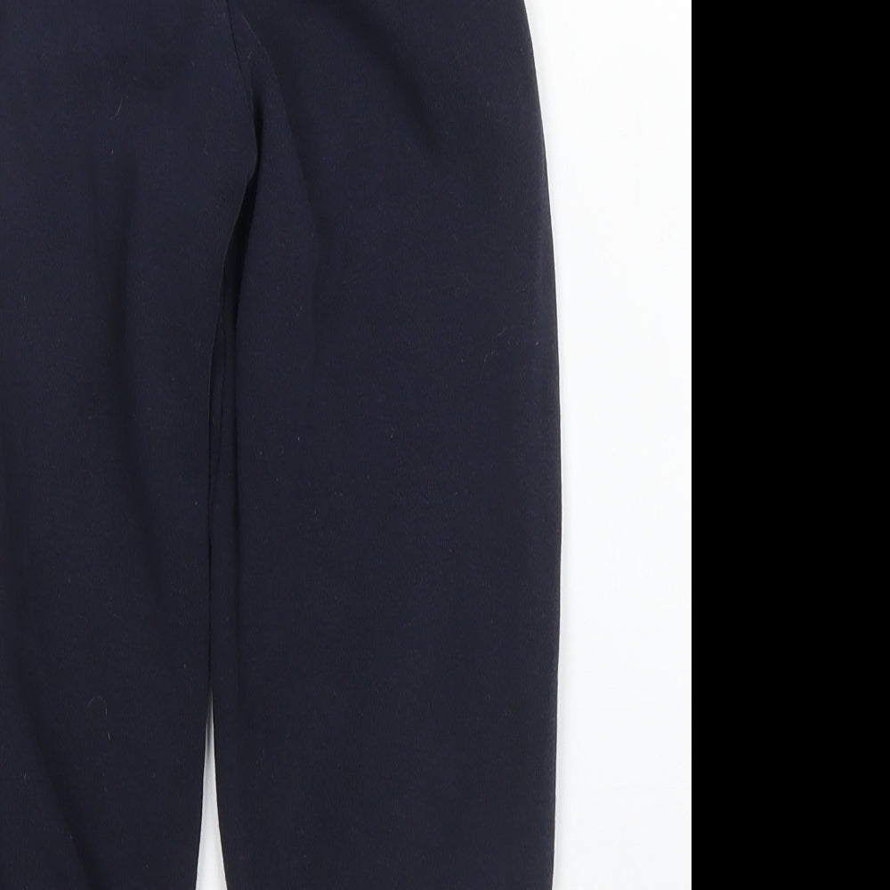 TU Boys Blue  Cotton Sweatpants Trousers Size 4 Years  Regular Drawstring - School