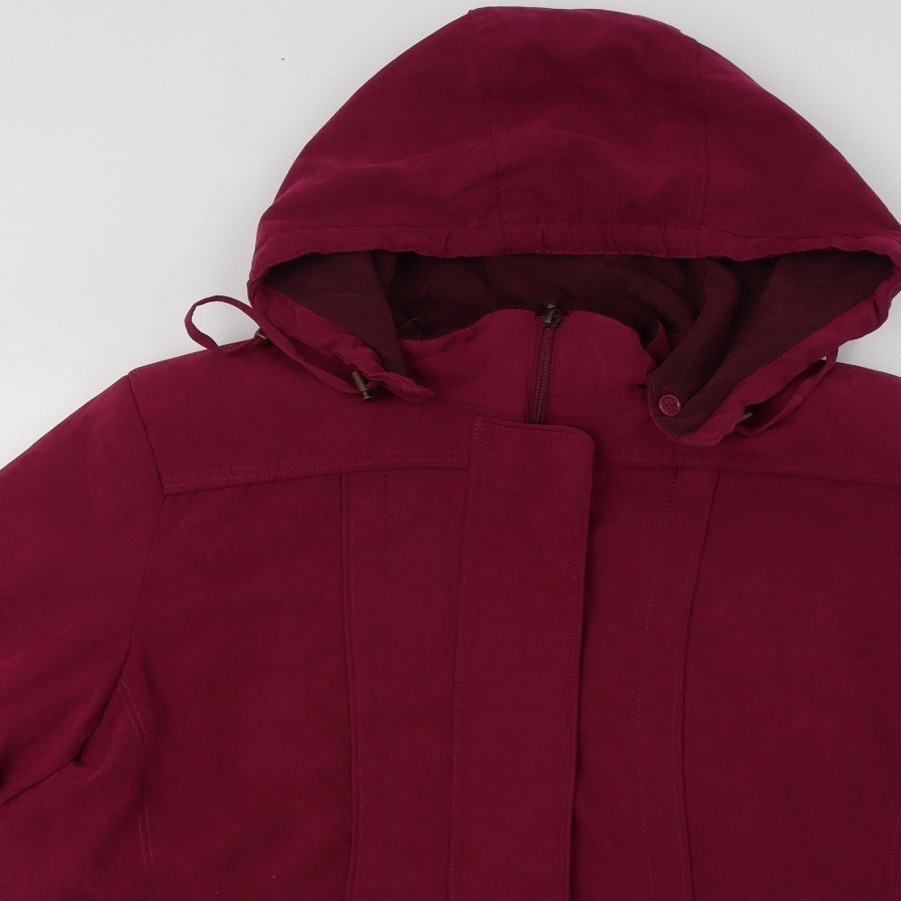Isle Womens Purple   Jacket  Size 16  Zip