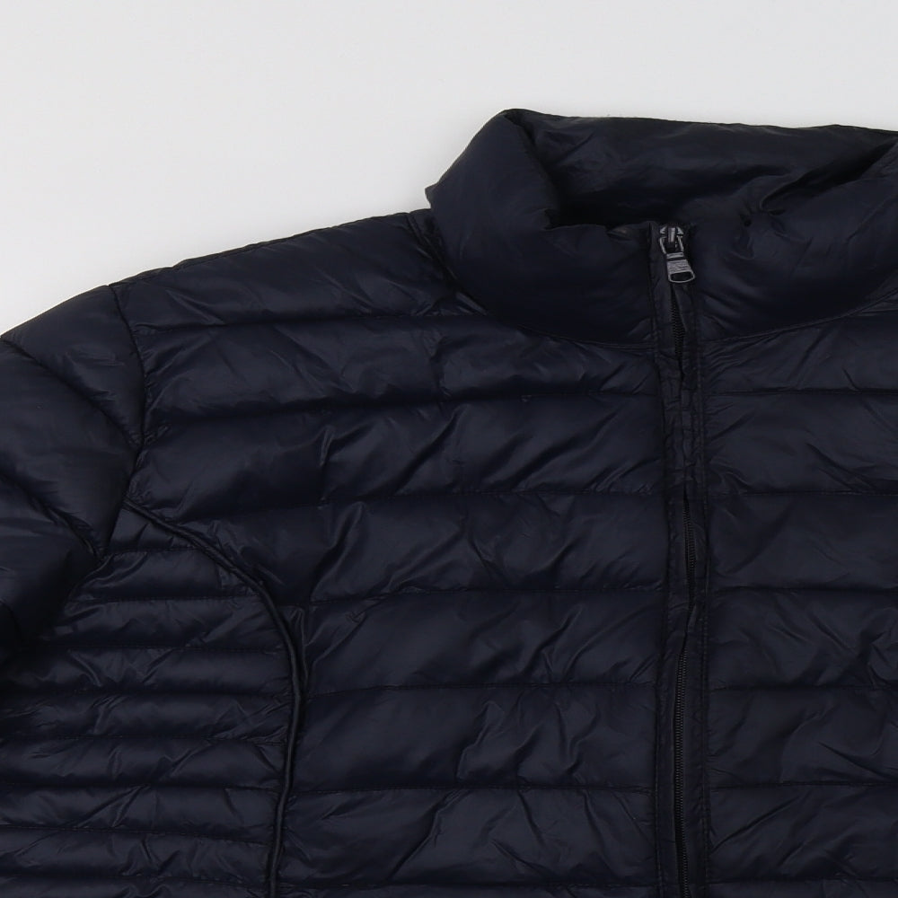 Primark Womens Blue   Quilted Jacket Size XL  Zip