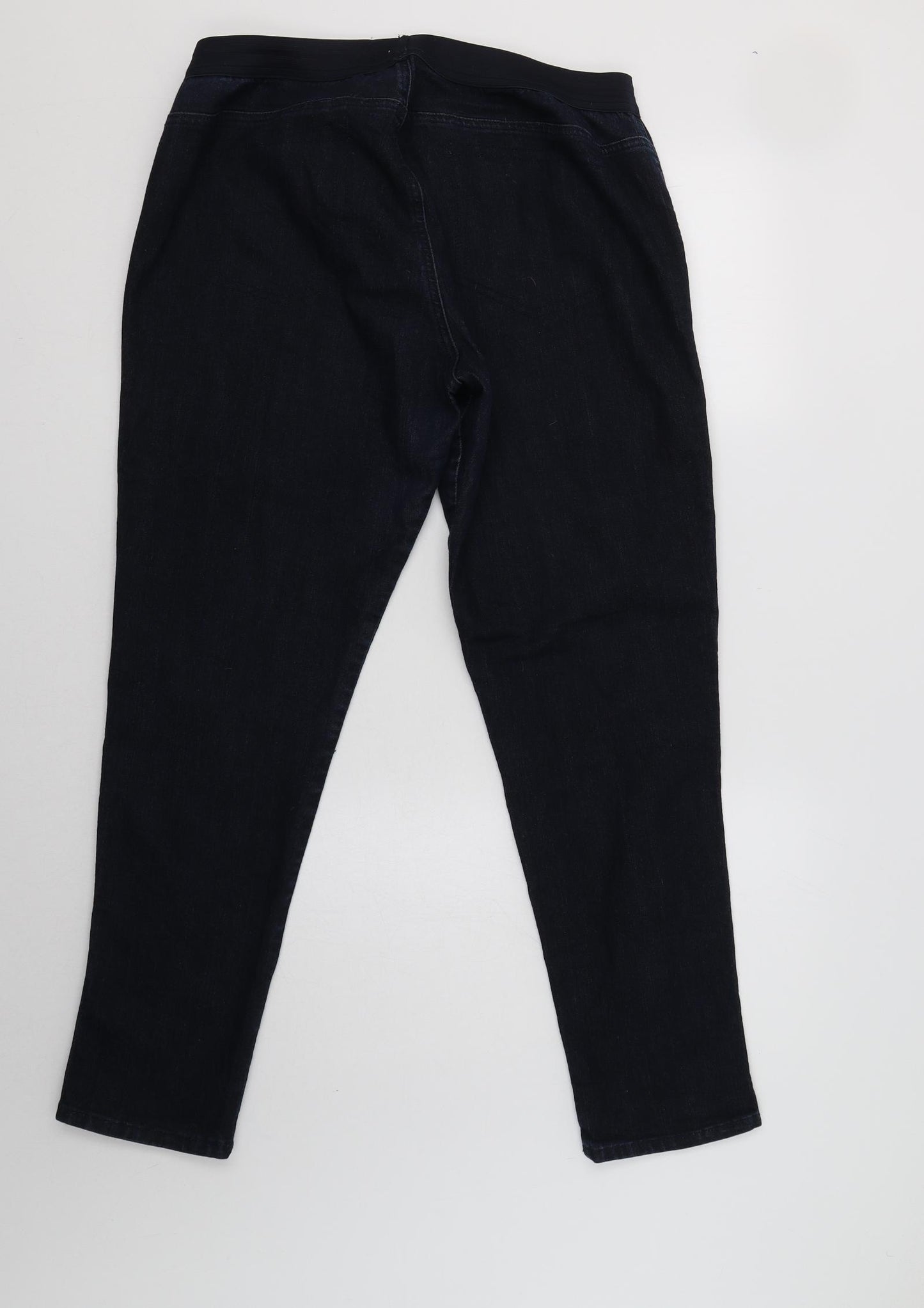 24/7 Authentic Denim Womens Blue  Cotton Jegging Jeans Size 18 L30 in Regular