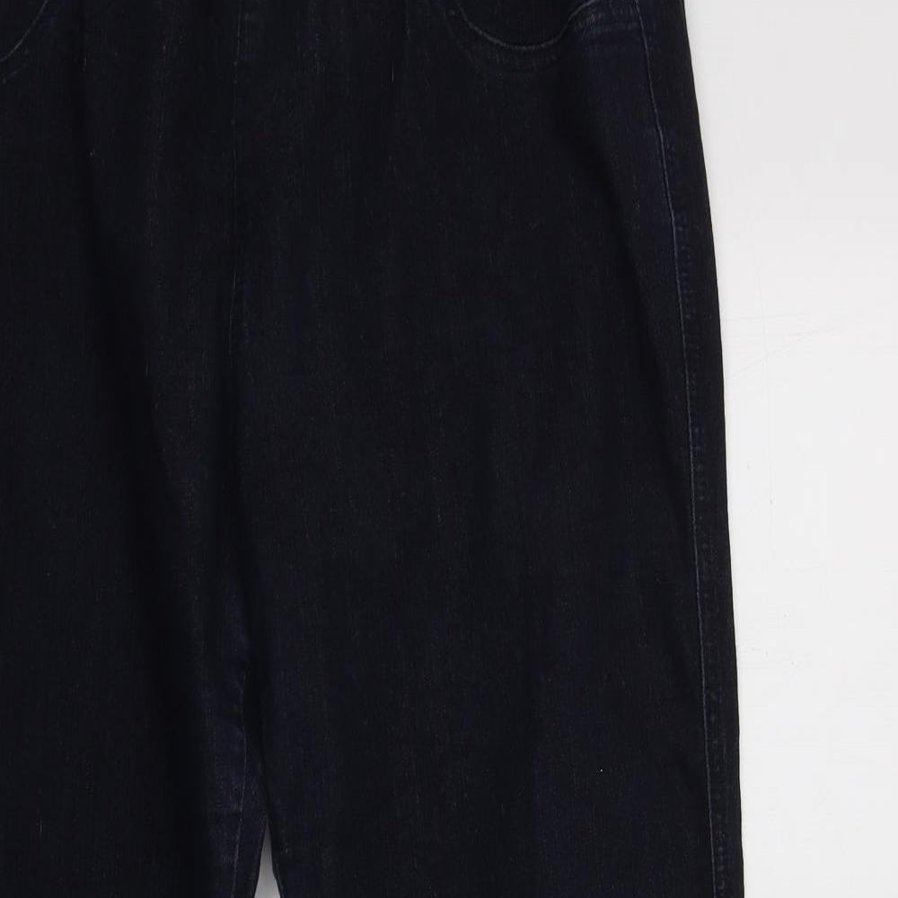 24/7 Authentic Denim Womens Blue  Cotton Jegging Jeans Size 18 L30 in Regular