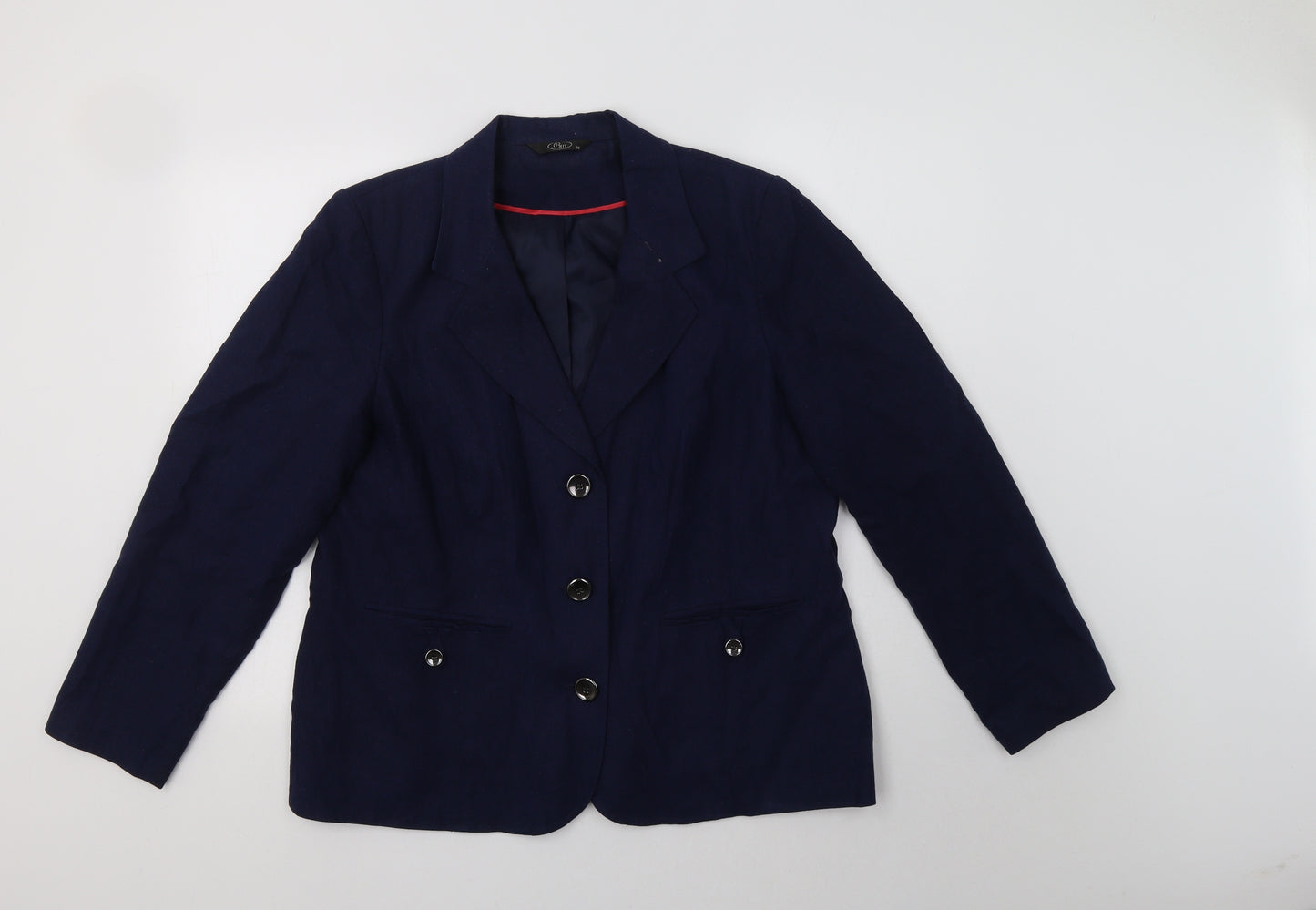 BM Womens Blue   Jacket Blazer Size 18  Button