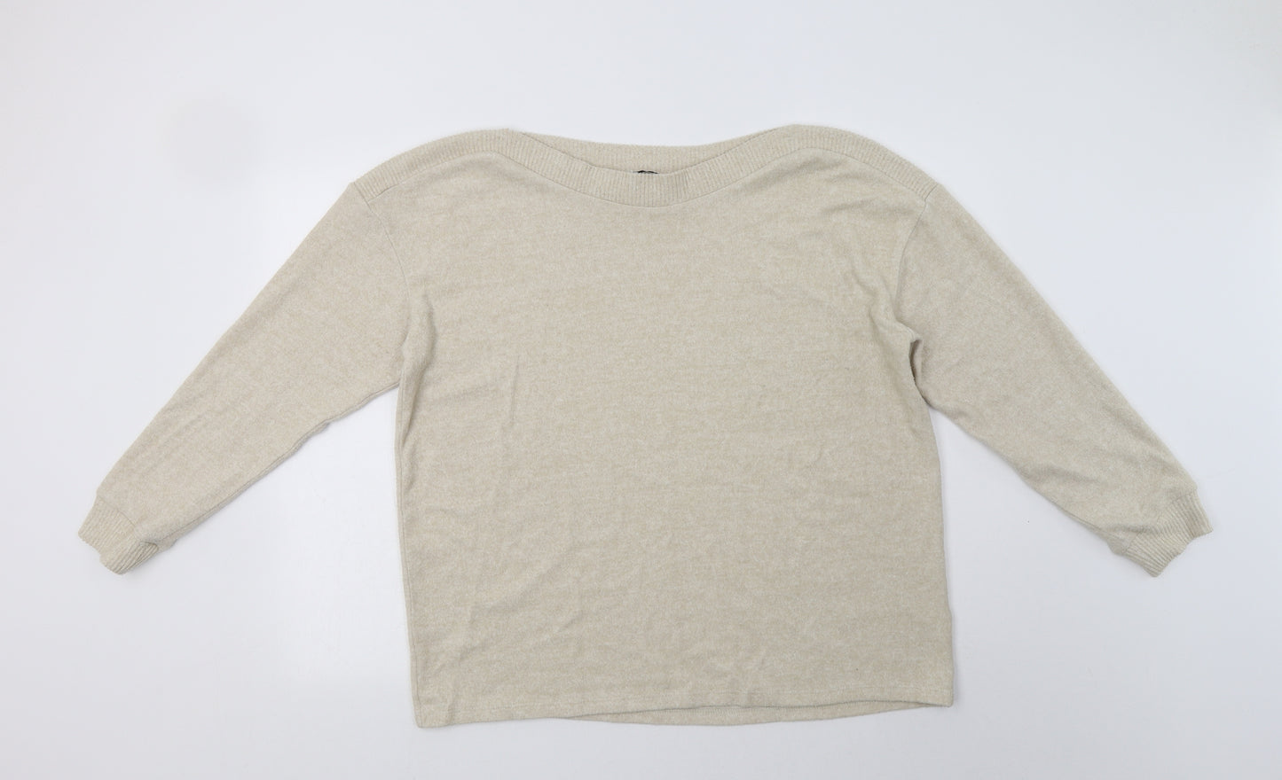 Papaya Womens Beige  Viscose Top Lounge Set Size L