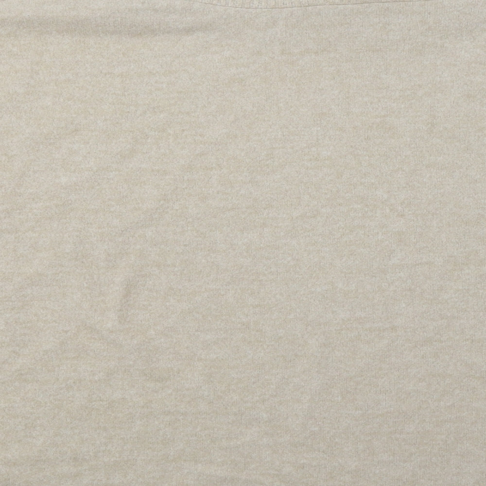 Papaya Womens Beige  Viscose Top Lounge Set Size L