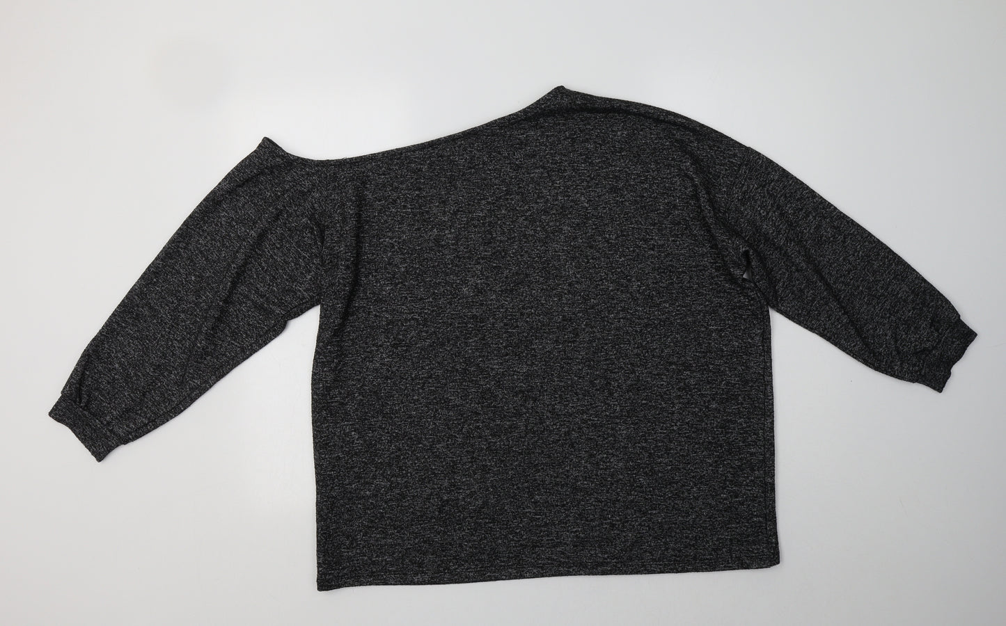 Very Womens Grey Boat Neck  Viscose Pullover Jumper Size 18