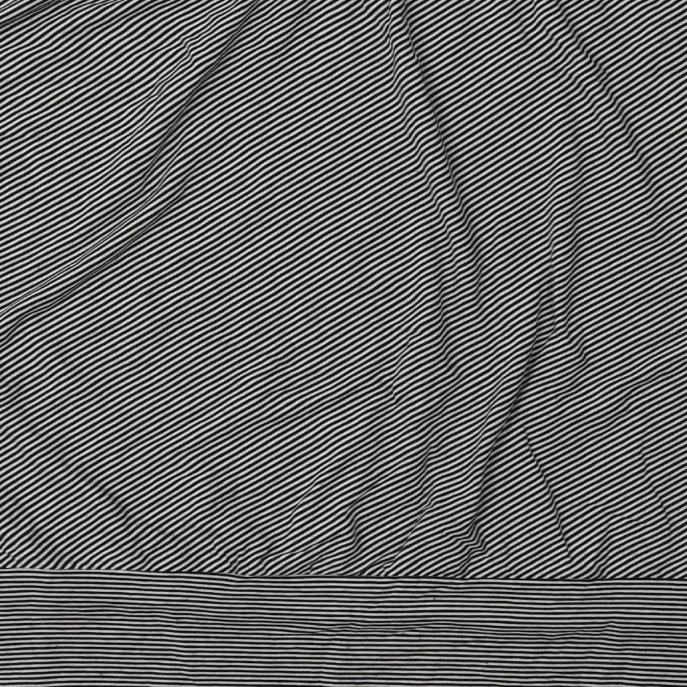 Debenhams Womens Black Striped Viscose Basic Blouse Size 18 Boat Neck